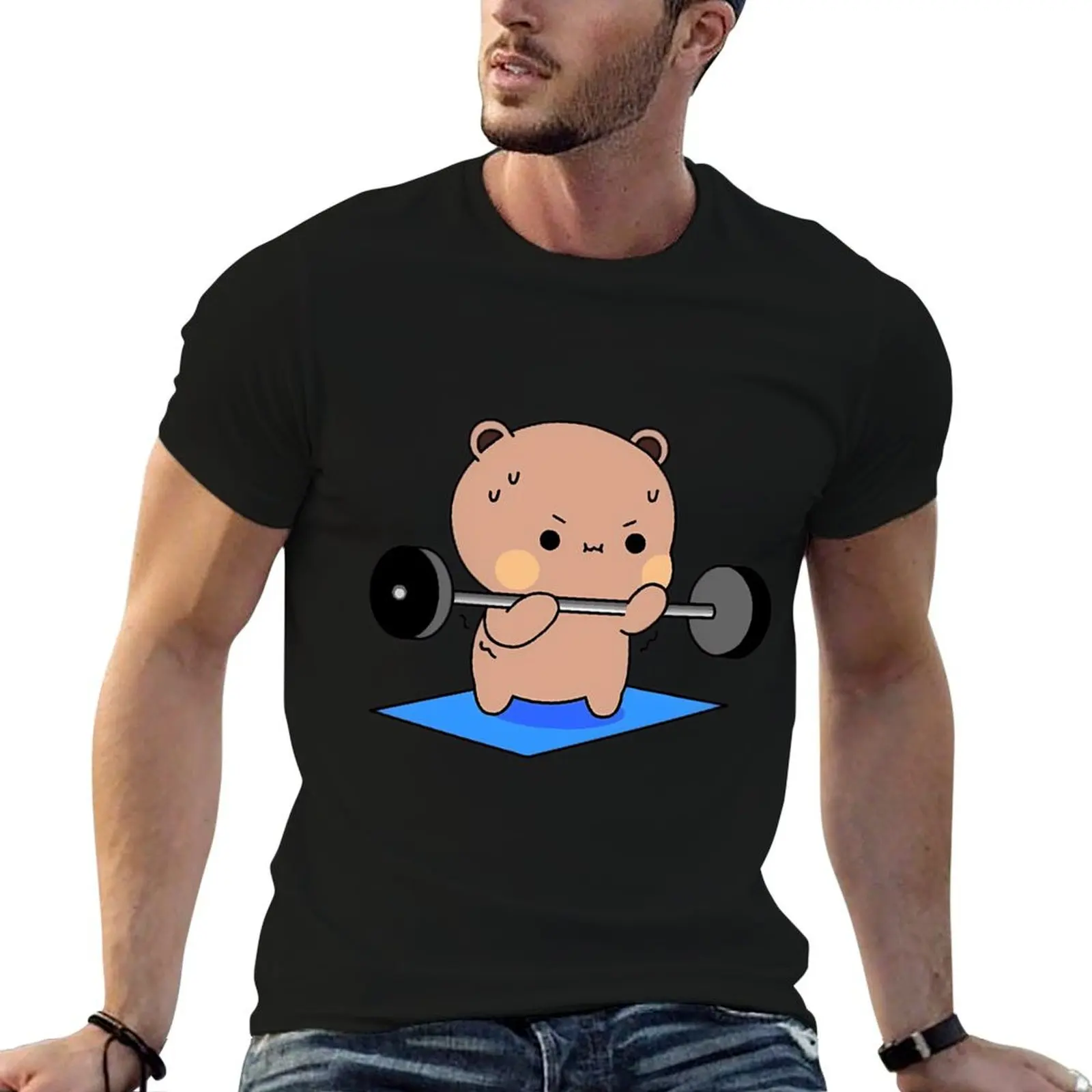 Bubu Dudu T-Shirt Plus Size Workout Short Sleeve Top