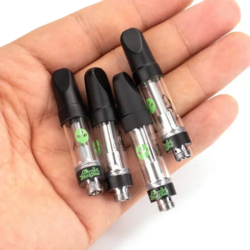 

5pcs Alien Labs Vape Pen Cartridges 0.8ml 1ml Carts 510 Thread Ceramic Coil Cartridge Atomizers with Boxer Package for Thick Oil