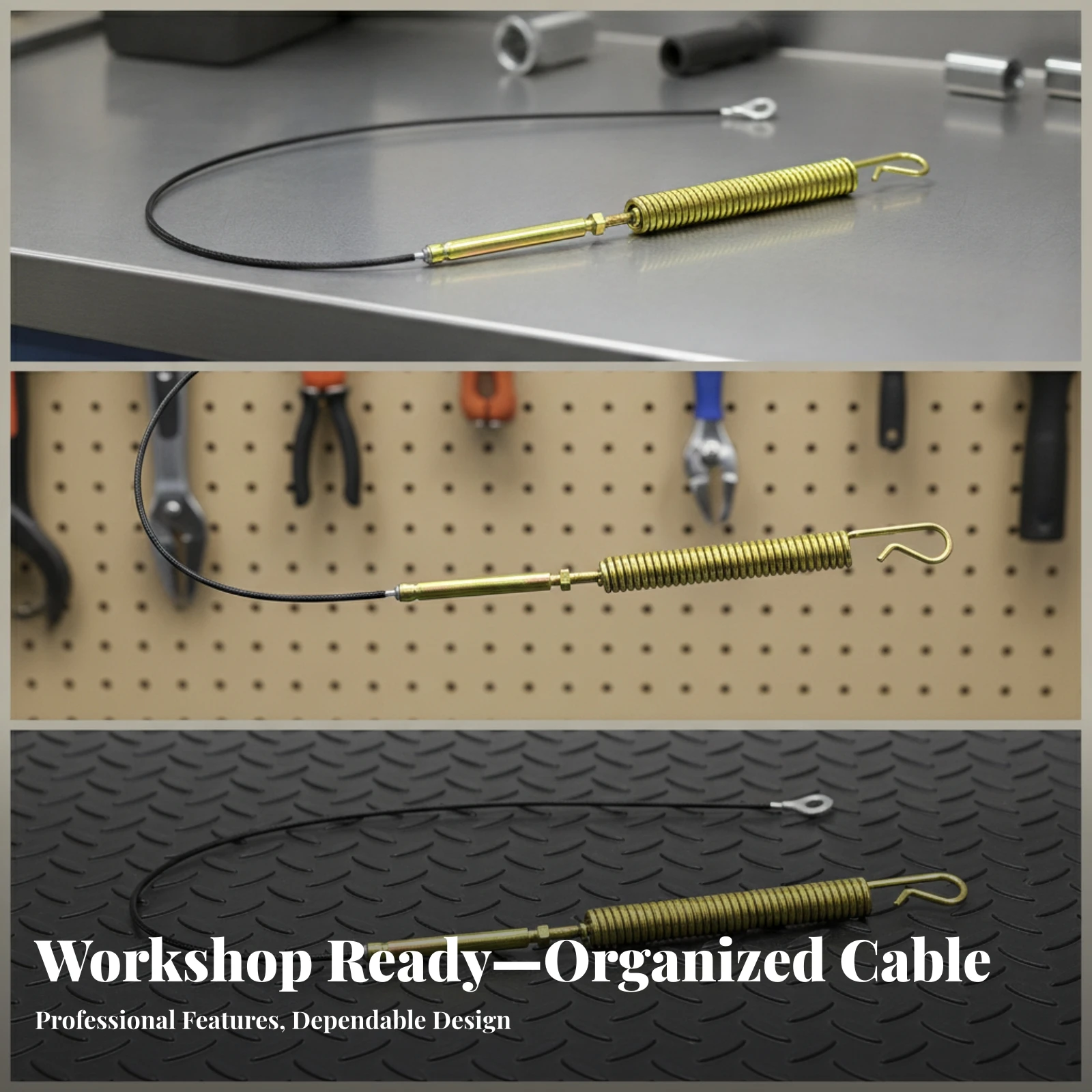 Snow Blower Auger Control Cable Replacement Snowblower Auger Cable Flexible Mechanical for Winter Maintenance