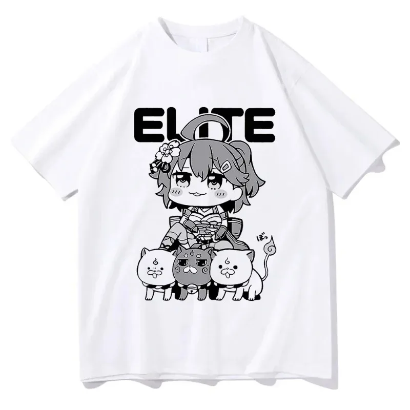Anime Sakura Heks Miki Chibi T-shirt Mode Vrouwen Japanse Esthetische Kawaii T-shirt T-shirt Y2k Vrouwen Kleding Y2k Kawaii Top