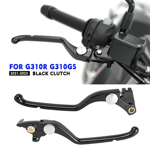 Nuevos accesorios de motocicleta palancas de freno de embrague negras para BMW G310GS G310R G310 R G 310GS 2021 2022 2023 mango de aluminio