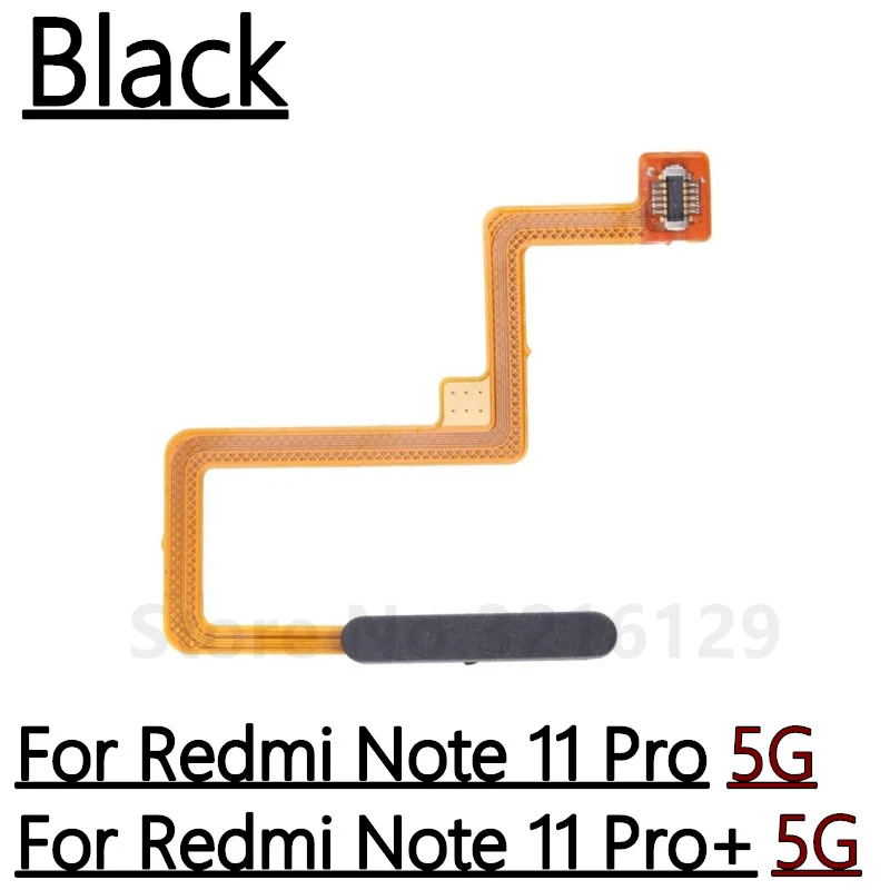 100% Original For Xiaomi Redmi Note 11 Pro 4G 5G Fingerprint Sensor Home Return Key Menu Button Flex Ribbon Cable