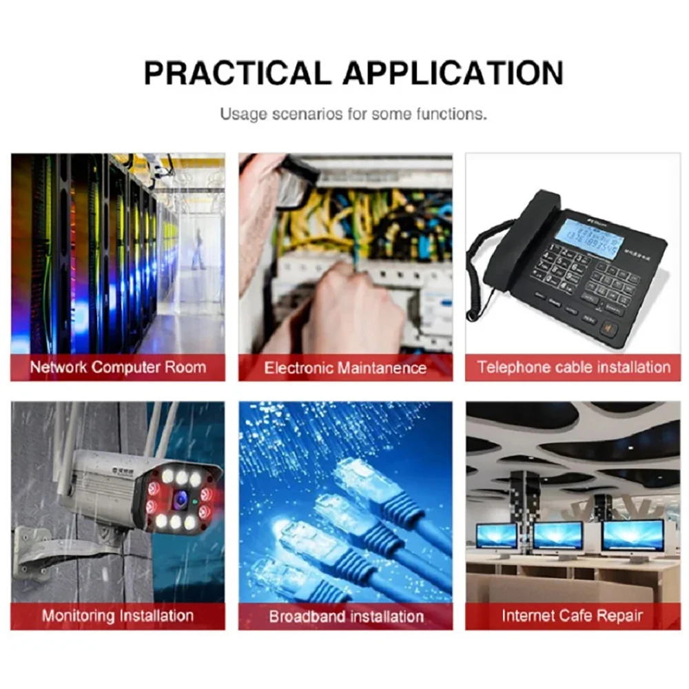 Noyafa NF-806 Mutifuncation Cable Test Detector Support Trace Telephone Lan Wire Finder Cable Continuity Tester Wiremap