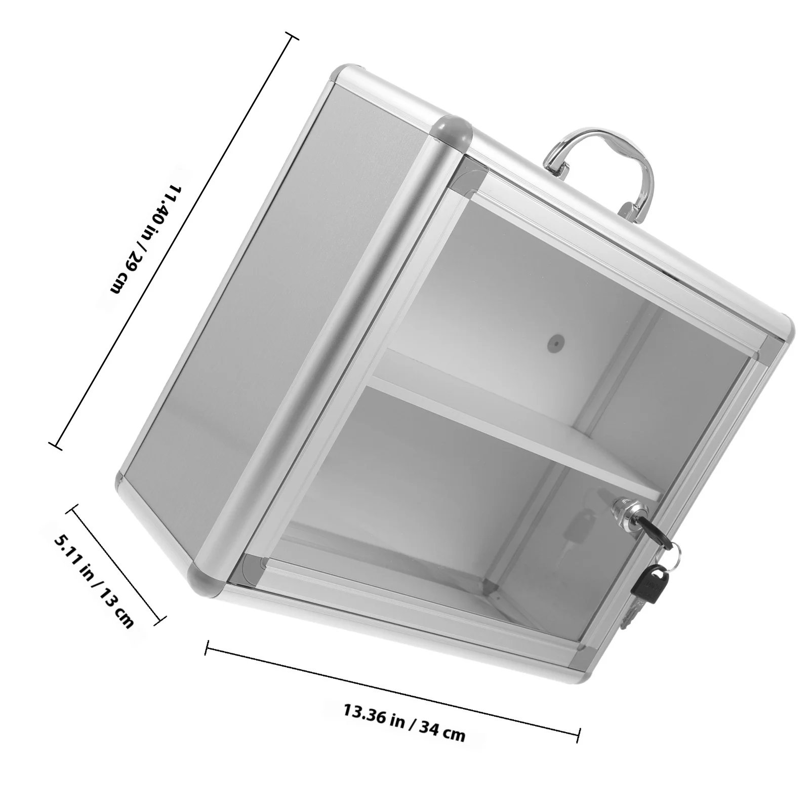 Caja de medicinas portátil de gran capacidad, organizador de primeros auxilios con cerradura montado en la pared, estuche de almacenamiento de emergencia para viaje, botiquín