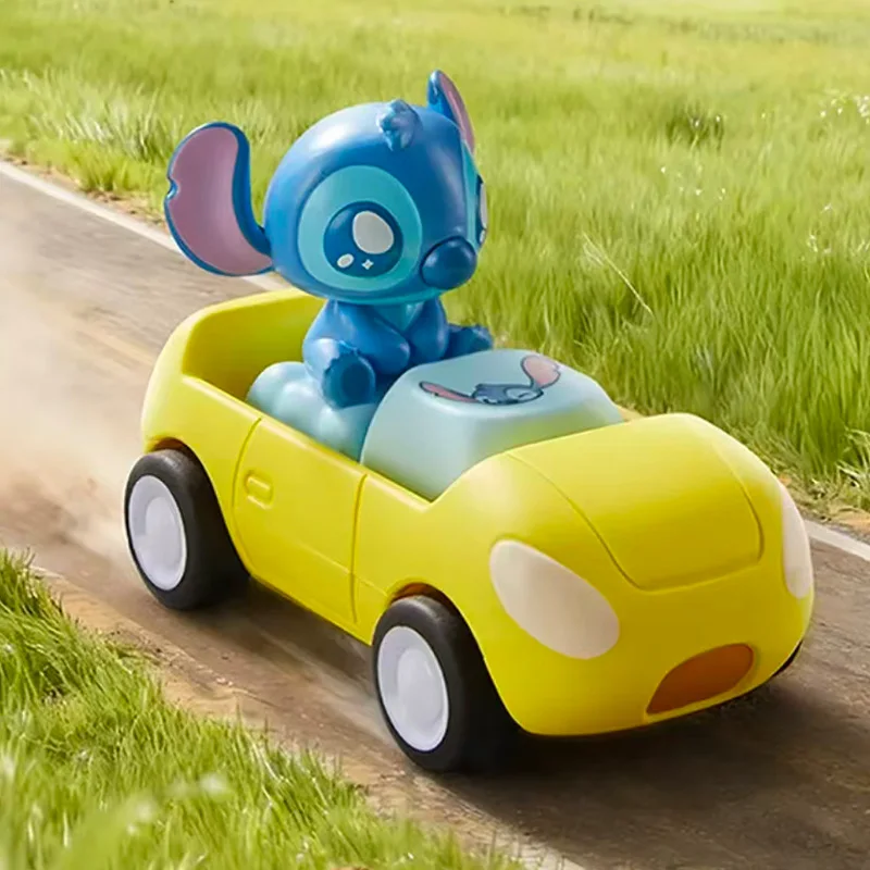 오리지널 스티치 알로하 로드 블라인드 박스 토이 세트 수집용 자동차 귀여운 캐릭터 키캡 스트레스 해소 장난감