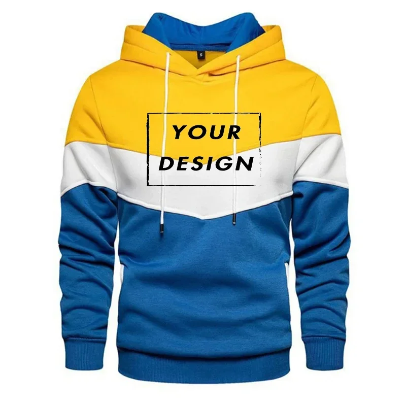 Customized Team Logo for Sportswear, Three Color Team Spring and Autumn Hoodie, Men\'s Slim Fit Jacket, Casual Street Clothing