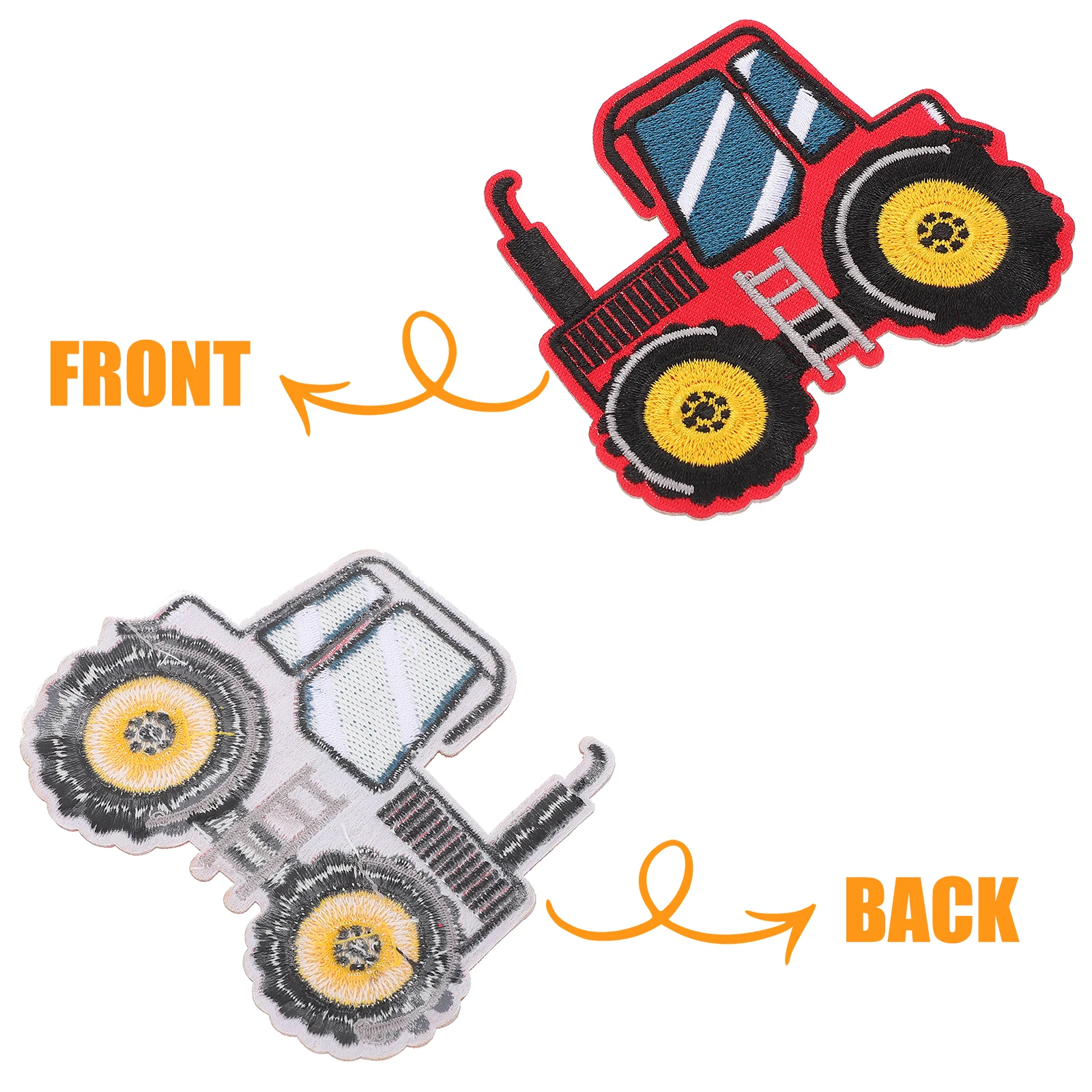

10 Pcs Truck Fabric Patches Cloth Appliques DIY Sewing Decoration For Clothes Bags Clothes Decoration Shoes Hats
