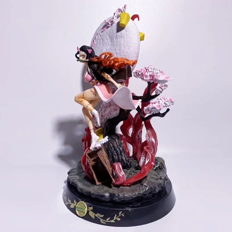 Demon Slayer Kamado Nezuko Pvc Gk Action Figure Anime Periphera Statue Adult Demon Model Collectible Children's Toys Gift