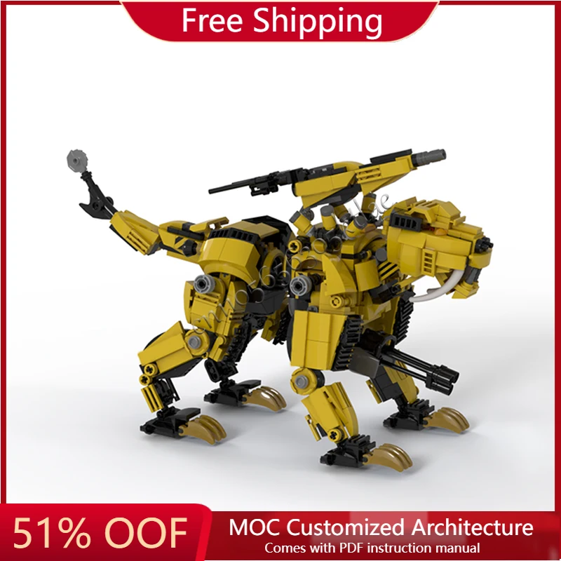 

753 шт., креативная машина по индивидуальному заказу, Sabre, зубчатый тигр, строительные блоки, модель, обучающая игрушка «сделай сам», сборка для мальчиков, подарок на день рождения