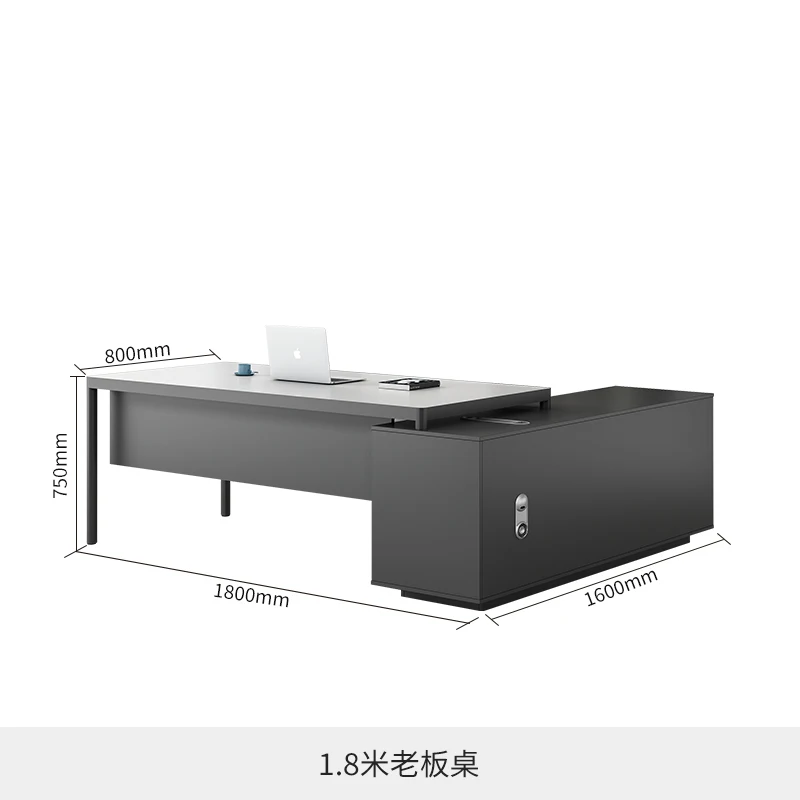 For Manager Office Desk and Chair Combination Simple Modern Supervisor Large Desk Furniture