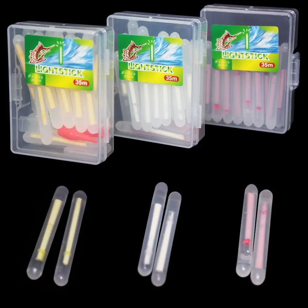 

Sticks Glow Stick Dark Glow Clip On Fishing Rod Night fishing Fishing Float Luminous Float Fluorescent Fishing Light Stick