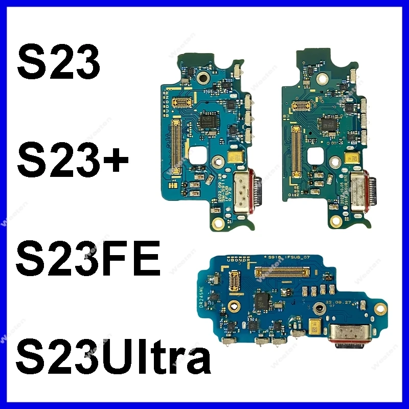 

Разъем USB для зарядки телефона Samsung Galaxy S23 Plus Ultra FE S23+ S911 S916 S918 S711, плата зарядки USB, запчасти