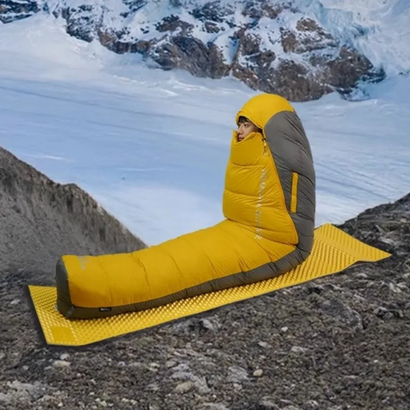 

Легкий спальный мешок для взрослых, зимние уличные теплые спальные мешки для мумий, морозостойкие товары для кемпинга на ночь