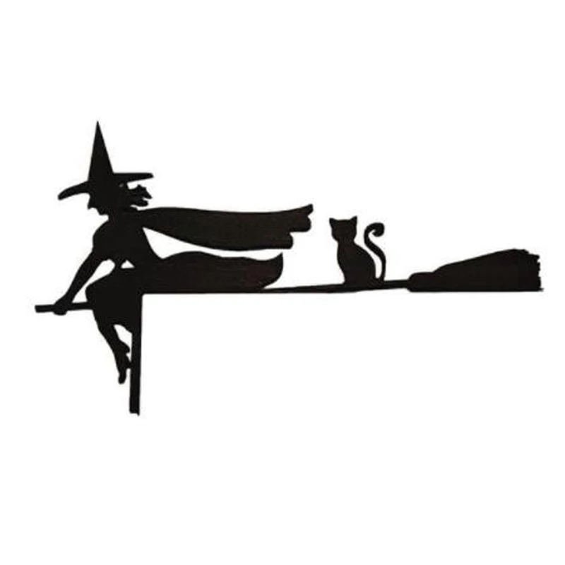 Wooden Scary Hanging Sign Witch Halloween Door Corner Sign Ornaments Horror Hanging Props Halloween Party Decoration