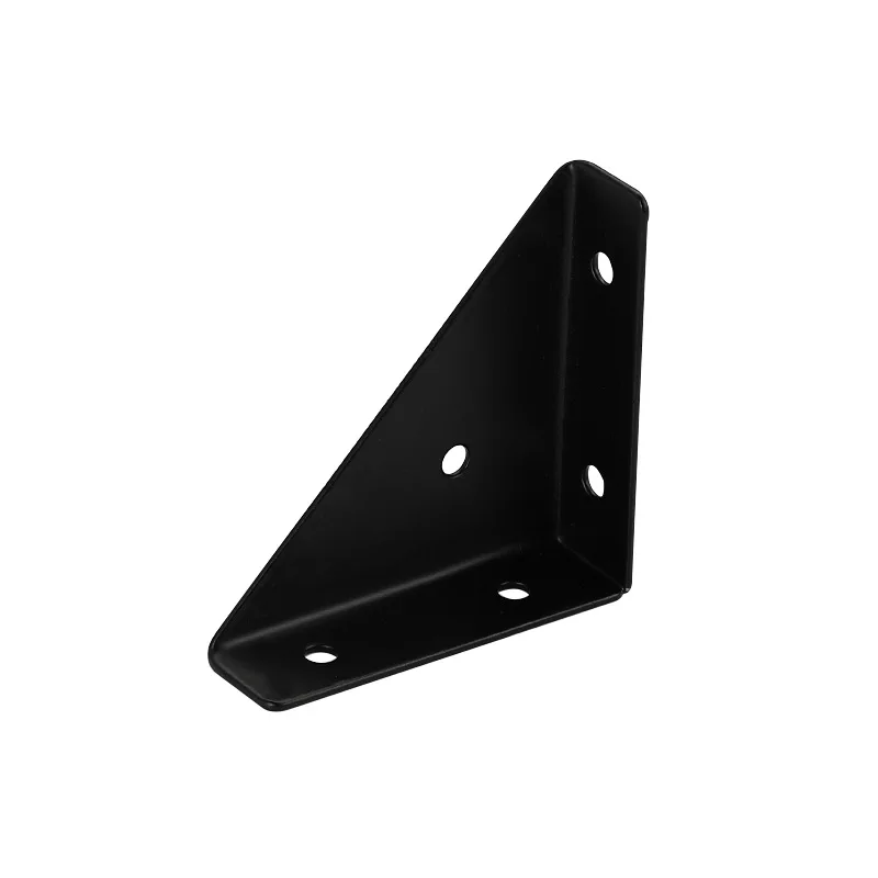 Fixed Angle iron hanging Angle black cabinet to reinforce Angle iron hanging Angle support conifer corner code triangle code