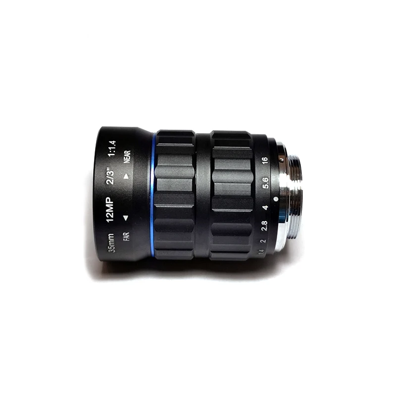 2/3 "35 مللي متر CS عدسة 12MP عدسة الكاميرا الصناعية F1.4 ضوء منخفض عدسة تشويه منخفضة ل CCTV IP كاميرا شبكة مراقبة الأمن SL-0218