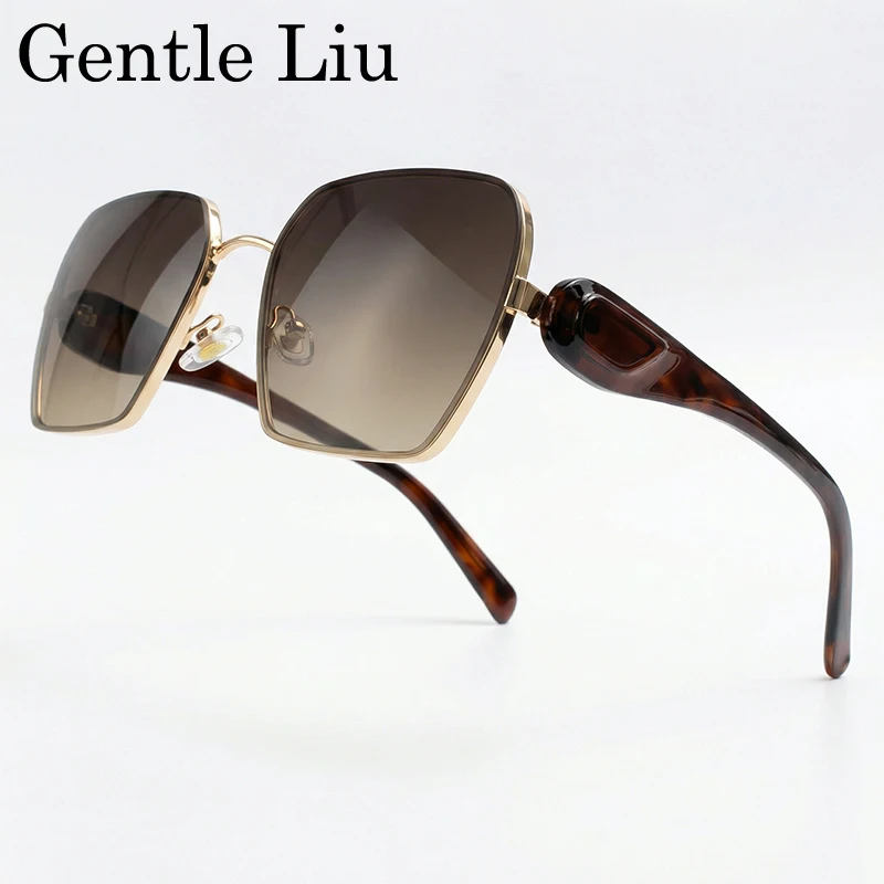 

Steampunk Oversized Square Sunglasses Men 2026 Luxury Designer Hip Hop Big Frame Sun Glasses Women Punk Driving Eyewear Shades