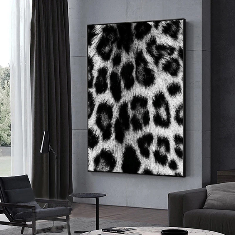 Luxury Doberman Tiger Leopard Panther with Diamond Poster Print Canvas Painting Wall Art Luxury Fashion Living Room Home Decor