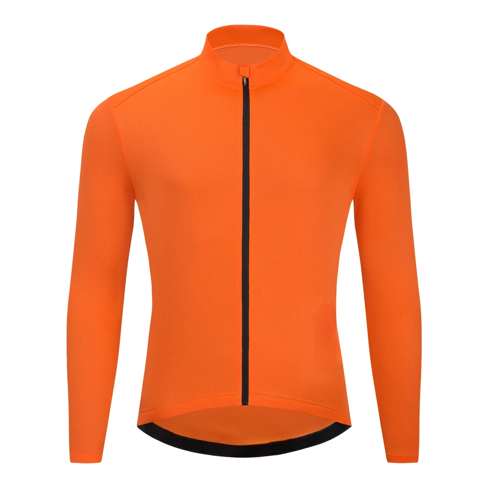 Mesh Breathable Cycling Jersey Long Sleeve MTB Bicycle Cycling Clothing Mountain Bike Sportswear Tops Reflective