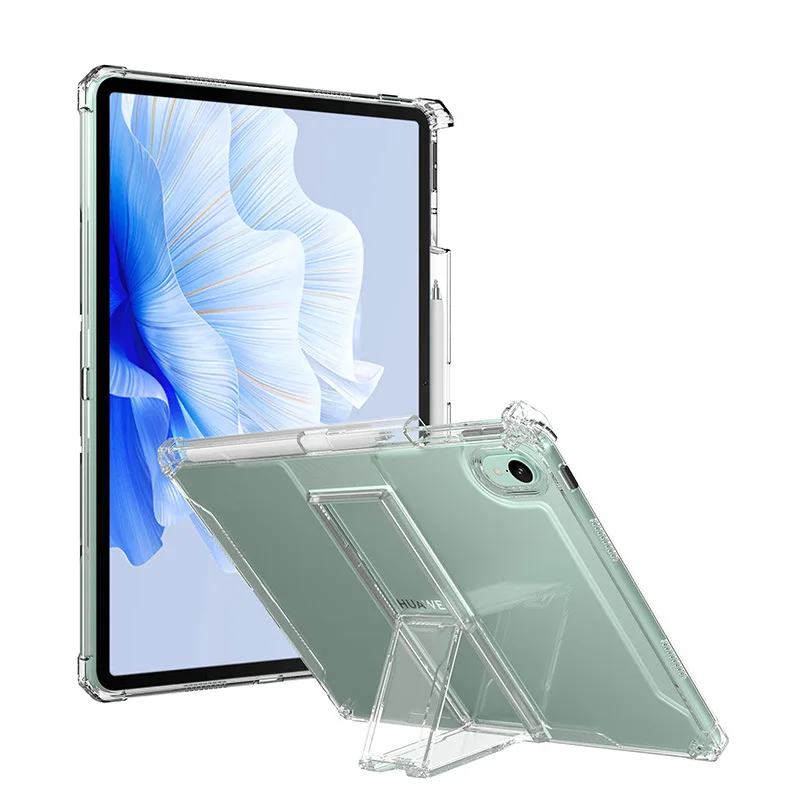 Transparent Tablet Case For Huawei Matepad Air 11.5 Inch 2023 With Stand Pen Holder Shockproof Soft Cover For Matepad Pro 11 Se