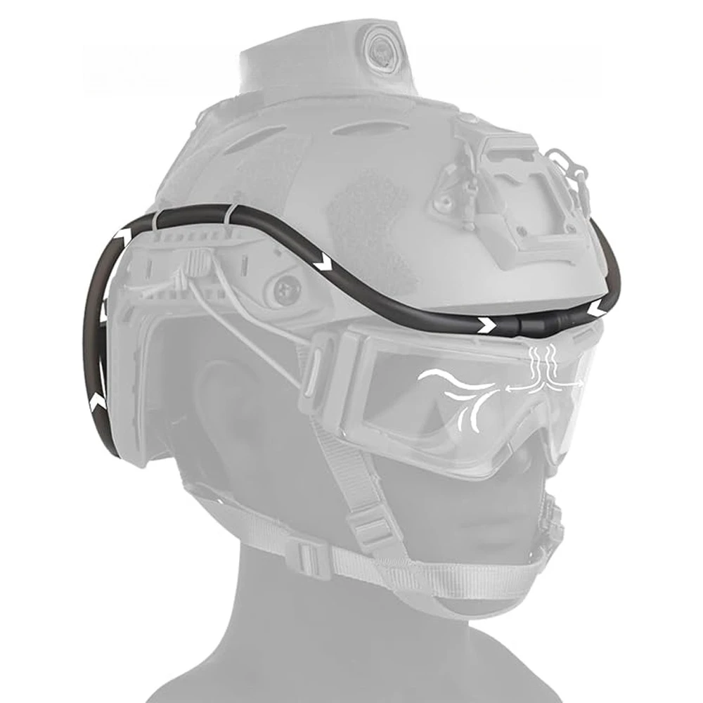 Gafas tácticas anti-niebla para caza y tiro - ventilador regulable - imagen 5