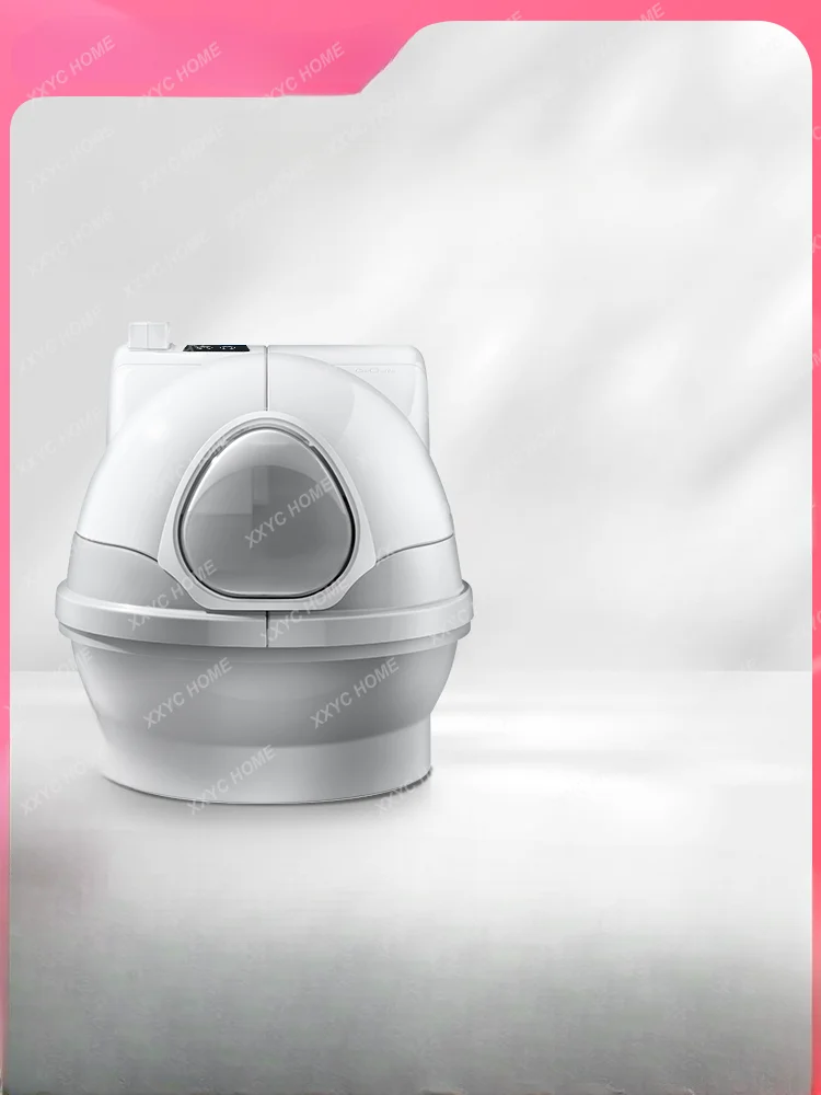 Automatic Intelligent Cat Litter Box Flushing Cat Toilet Electric Cleaning Shovel Deodorant Portable Installation