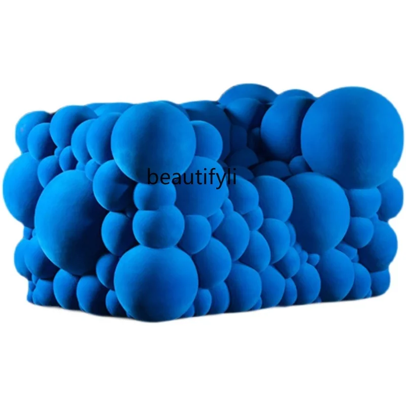 New designer creative ball sofa living room model room sofa multi-person bubble sofa