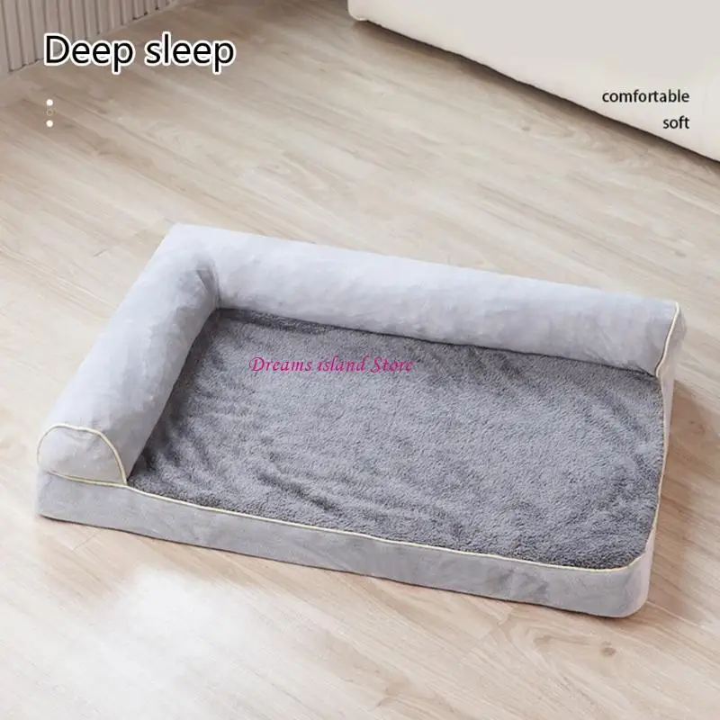 Breathable Pet Sofa Nest for Year Round Use Soft Fabric Eggs Crate Padding Bed HX6C