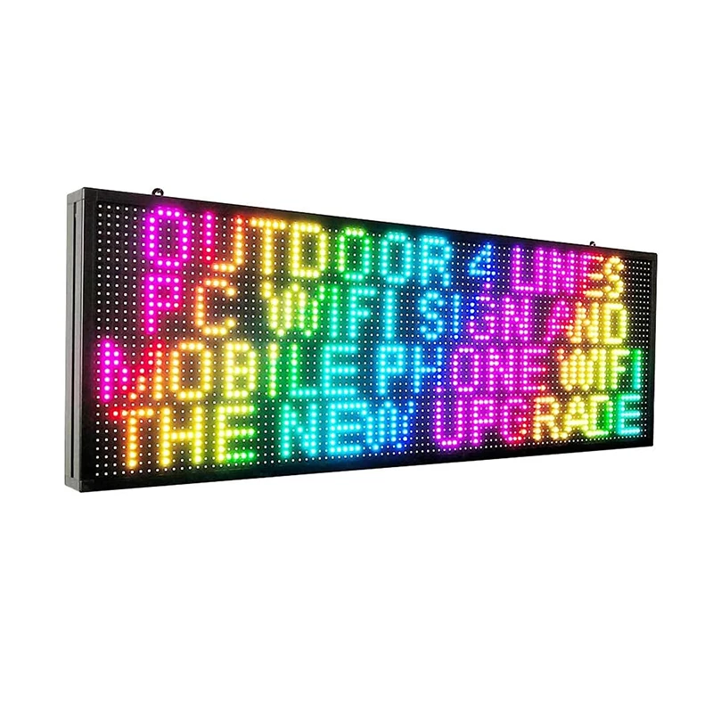 Outdoor USB controlled color pattern digital billboard display price