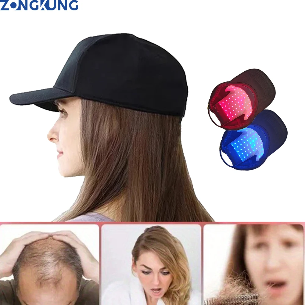 

Hair Growth Cap Anti Hair Loss Scalp Care Relieve Fatigue Strengthen For Hair Roots Deep,Follicle Promoting,USB Rechargeable