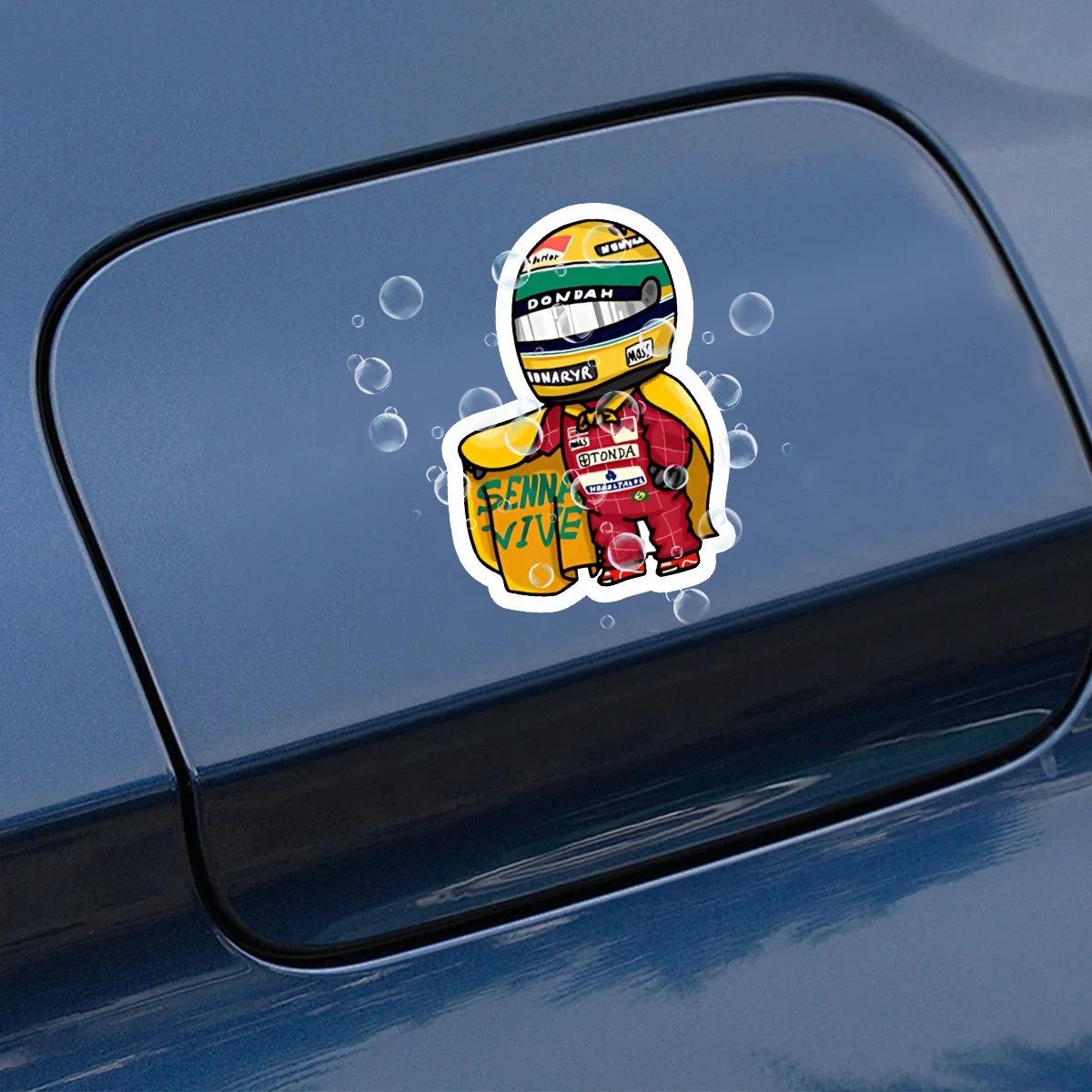 

Мини-наклейка Senna для автомобиля, водонепроницаемая, прочная, гоночная наклейка для авто, мотоцикла, декора окон, аксессуары для стайлинга спортивных автомобилей