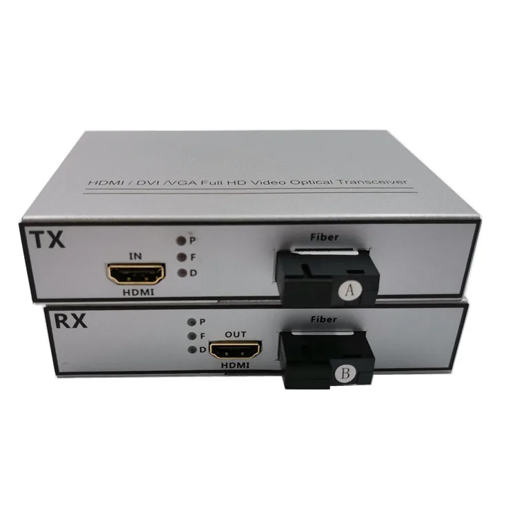 

Good Price 20KM Extender Fiber Optical To HD MI Extender 1920X1080P 60Hz HD MI To Fiber Optic Video Converter