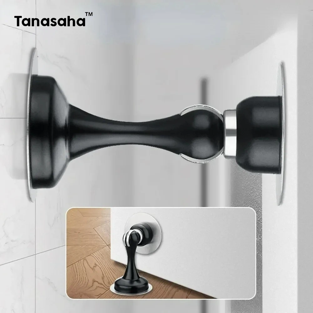 

Стопор для двери из нержавеющей стали, наклейка без гвоздей, магнитный стопор для двери, протектор для стен, противоударный дверной стопор