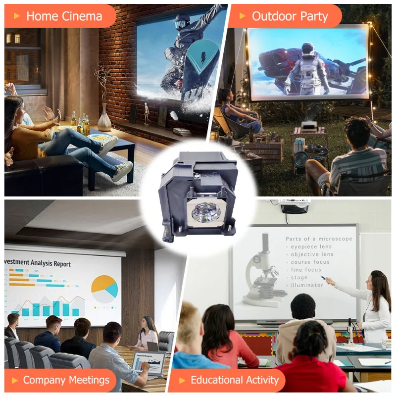 Inmoul ELPLP91 совместим с EPSON PowerLite 680 685 Вт BrightLink 685Wi 695Wi EB-680 680S 685W 685Wi 685WS 685WT 695Wi 695WT