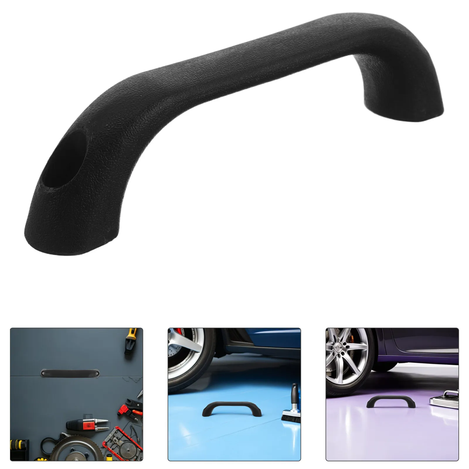 2Pcs Universal Car Door Handle Plastic Interior Pull Bar Vehicle Safety Grab Handle for Sedans Trucks Car Door Assist Handles