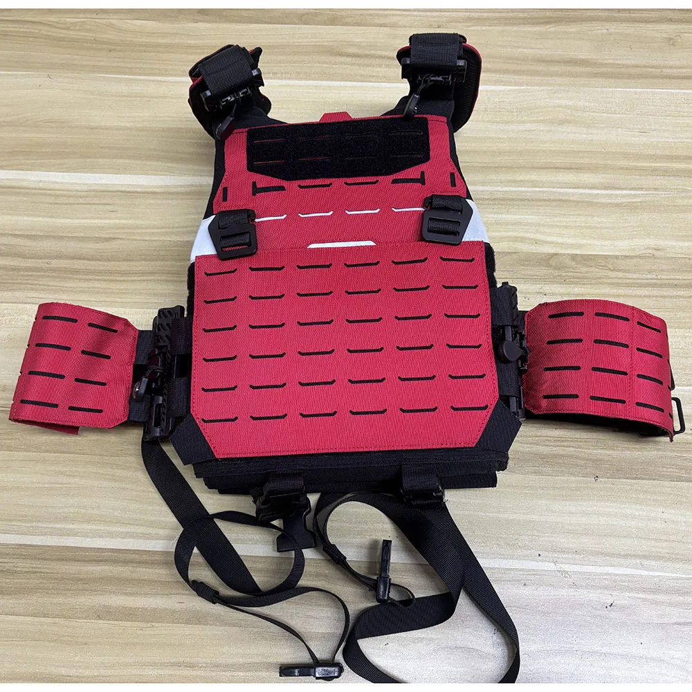 Lightweight Tactical Vest MOLLE Module Quick Disassembly CS Training Equipment Breathable Multifunctional Protection Rescue Vest