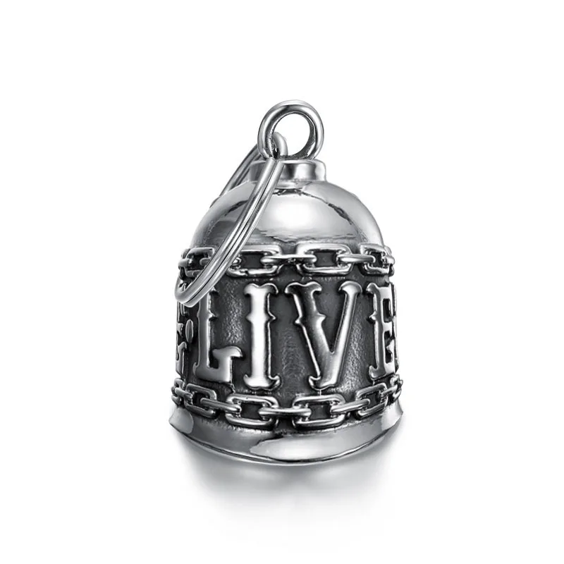 Модный-мужской-брелок-в-стиле-панк-с-надписью-«Живой-мотоцикл»