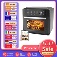 Proscenic T31 Air Fryer Oven 15L Digital Air Fryer Oven with Rapid Air Circulation 12 Preset Programs, 100+ Online Recipes 1700W