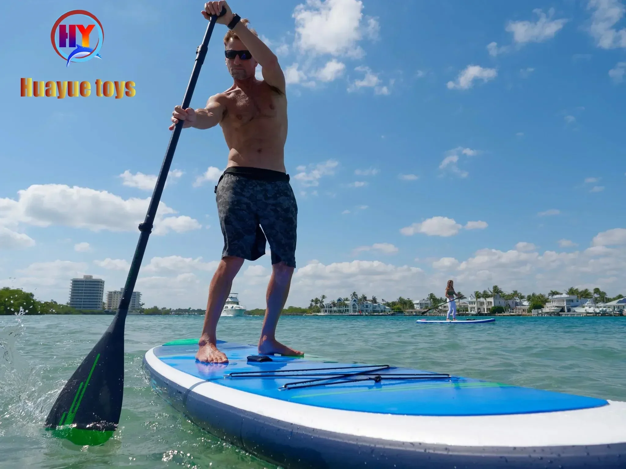 OEM Surfboard wholesale waterplay sup surfing body transparent inflatable Stand Up Paddle SUP wind surfing board