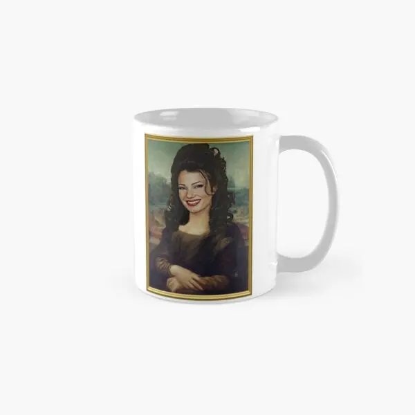 

The Nanny Mona Lisa Classic Mug Handle Round Picture Gifts Simple Cup Design Drinkware Coffee Tea Image Photo Printed