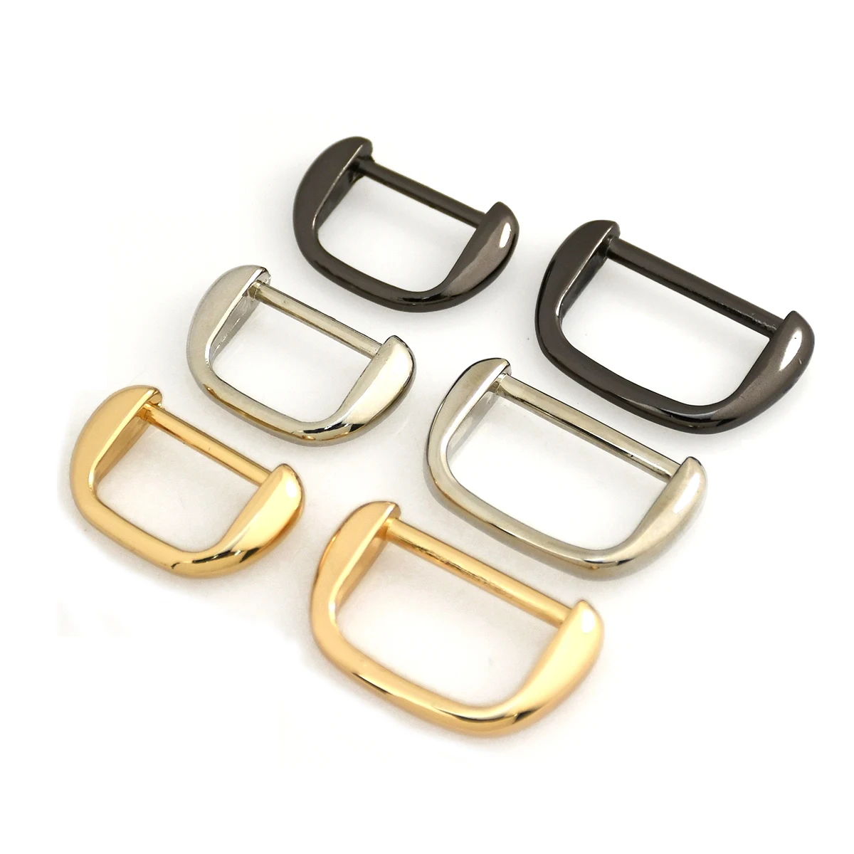 1pcs Metal New Style Dee D Ring Buckle Durable Clasp for DIY Leather Craft Bag Strap Belt Handle Shoulder Webbing