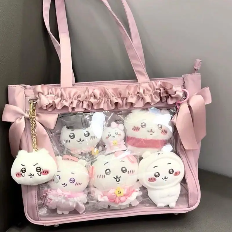 Ita Bag Handmade Chain Accessories DIY Ribbon Ita Bag Bow Decoration Can Mix And Match Material Hanging The Anime Bag Trend