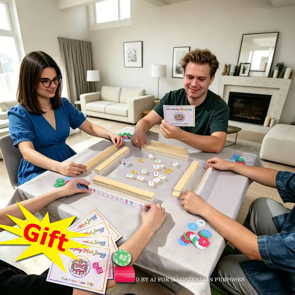 Party Games Local - Lokale voorraad gele reis-Mahjongsets Luxe Mahjong