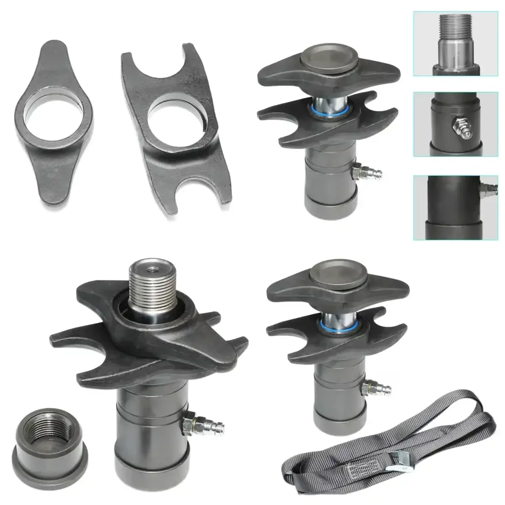 Pneumatic-hydraulic ball joint pumping unit pulling disassembly equipment