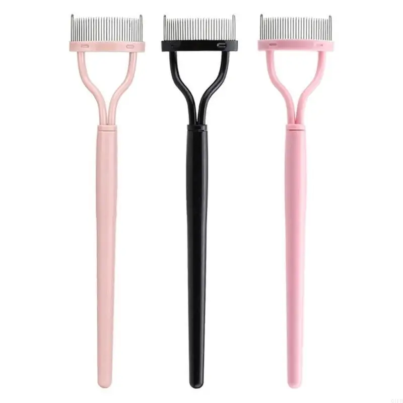 Q1FB Eyelash Comb Eyebrow Brush Eyelash Separator Mascara Applicator Eyelash Definer