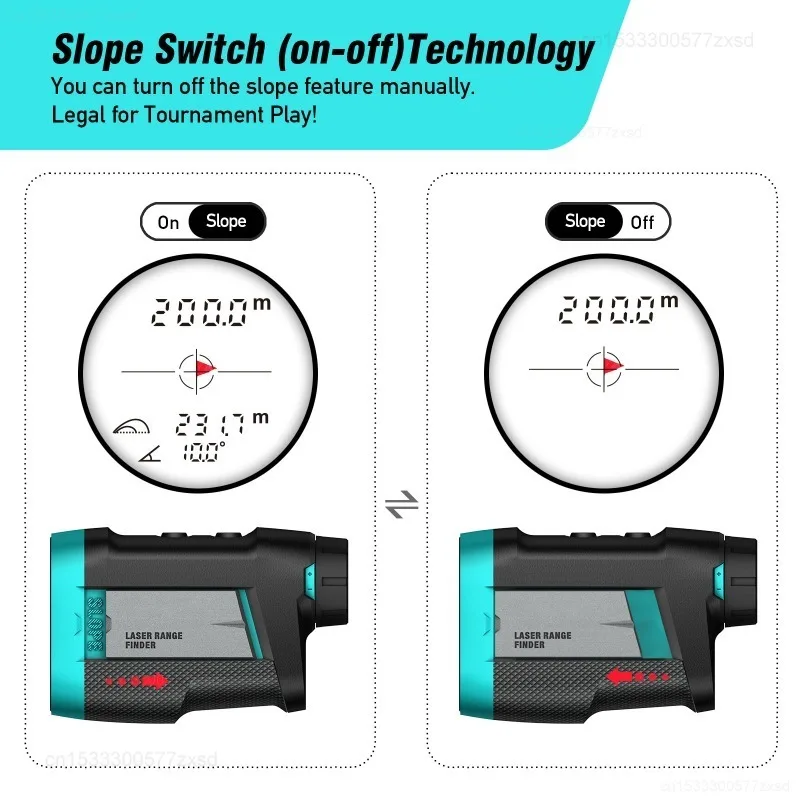 Mileseey PF260 Golf Distance Laser Rangefinder with Slope Vibration Magnetic USB Rechargeable for Golf Hunting Travel