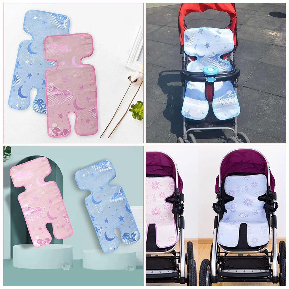 Alfombrilla para cochecito, almohadilla para Sear, asiento de coche, forro de asiento de refrigeración de verano, almohadillas duraderas para cubierta infantil