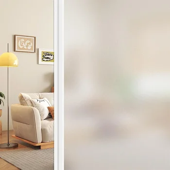 Window Privacy Film Non Adhesive Static Cling Glass Stickers Sun UV Blocking Heat Control Door Covering Decals for Home Office