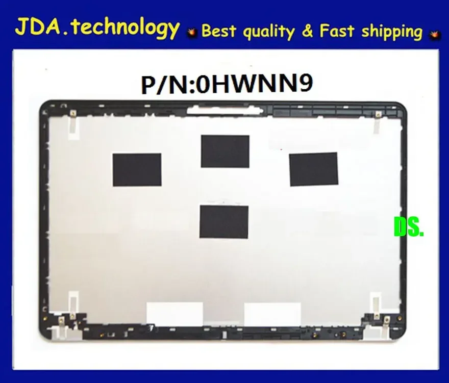 MEIARROW Nueva carcasa trasera/org Una cubierta para Dell Inspiron 15 7000 7537 Cubierta trasera plateada LCD 0HWNN9 - Versión no táctil