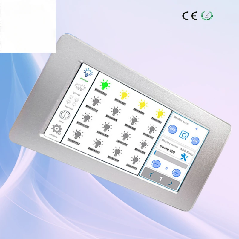 7 Inch Dali  Touch Screen Brightness Dimming Panel With Sensitive Touching Smart Led Light Controller